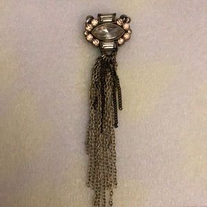 This is a pendant necklace thats gold and Silver tone.